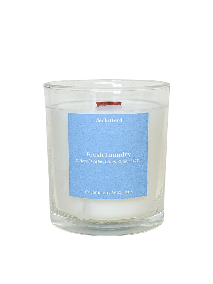 Fresh Laundry Wood Wick Candle