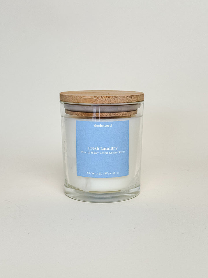 Fresh Laundry Wood Wick Candle